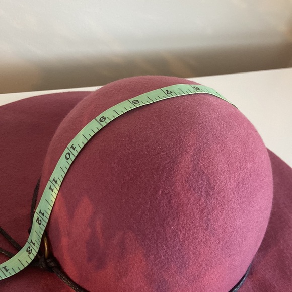 Wide Brim Mauve Boho Chic Floppy Hat - Picture 6 of 6